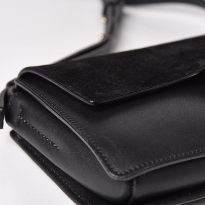 Chloe Suede Calfskin Small Faye Shoulder Bag Black 8 of 11