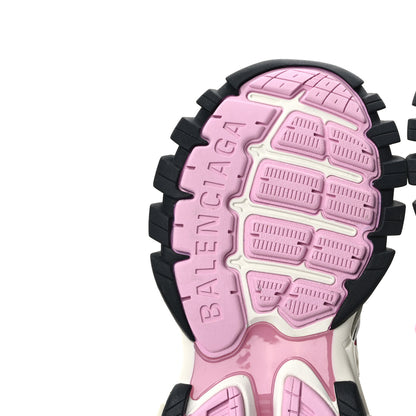 Balenciaga Rubber Mesh Tri-Color Womens Track.2 Open Sneakers 35 Pink Grey White 7 of 7