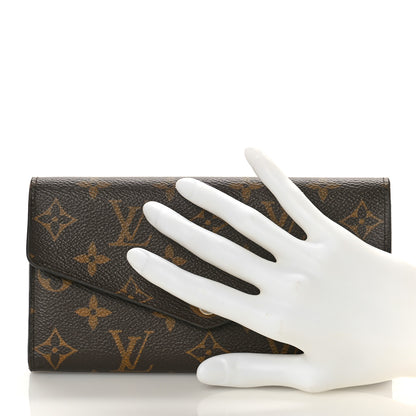 Louis Vuitton Monogram Sarah Wallet NM 2 of 9