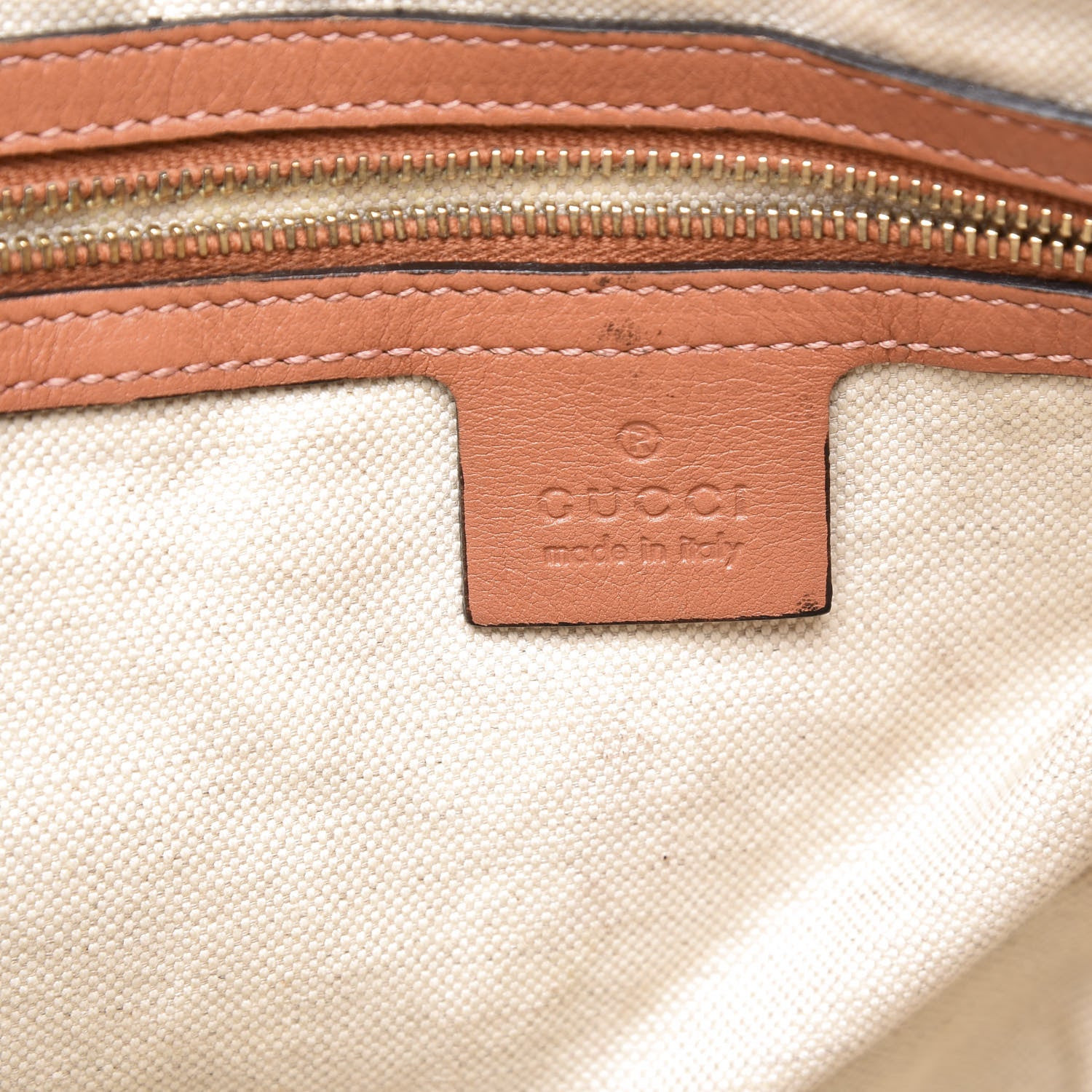 Gucci Guccissima Heart Bit Charm Top Handle Tote Winter Rose 8 of 11