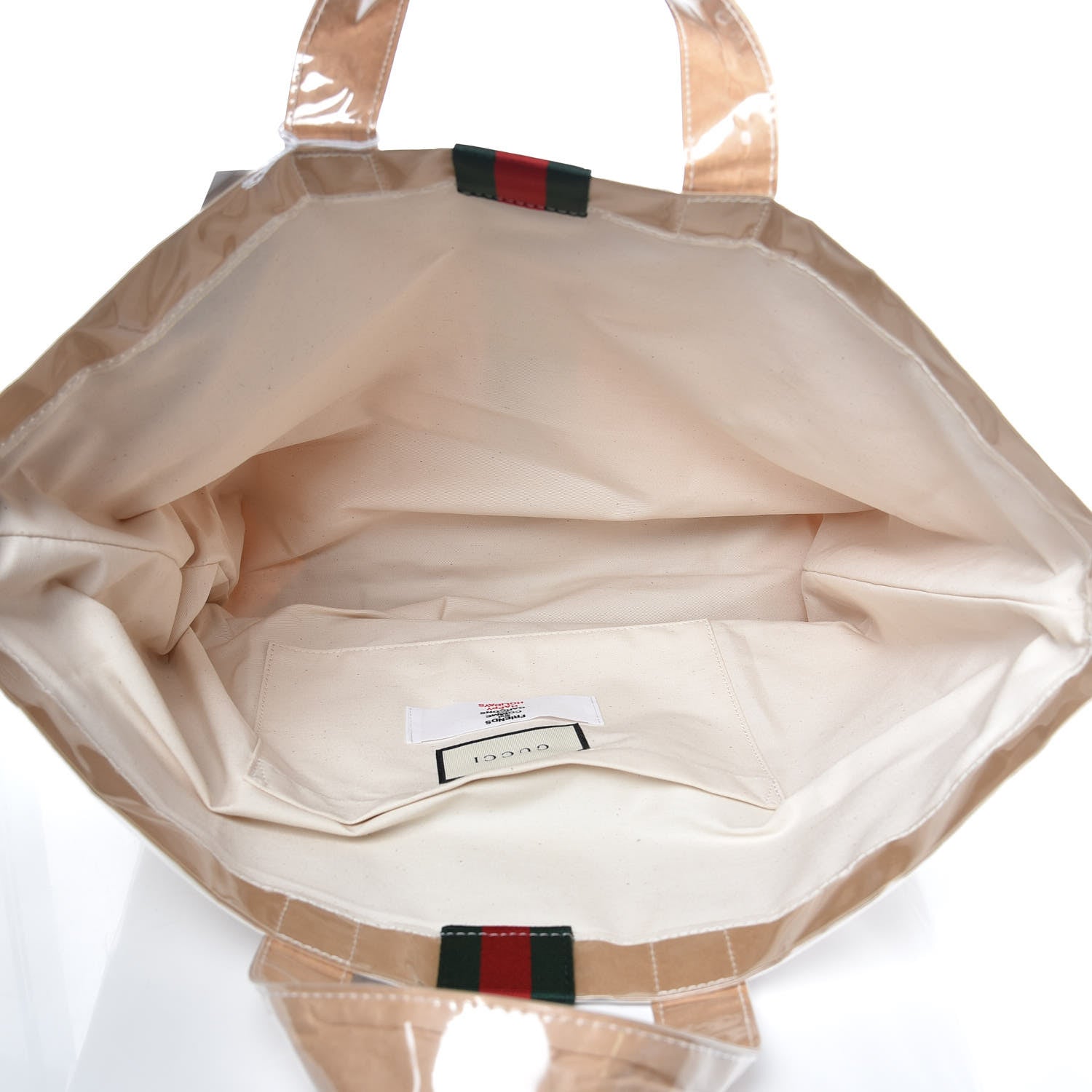 Gucci X Comme de Garçons Paper Plastic Web Shopper Tote 5 of 7