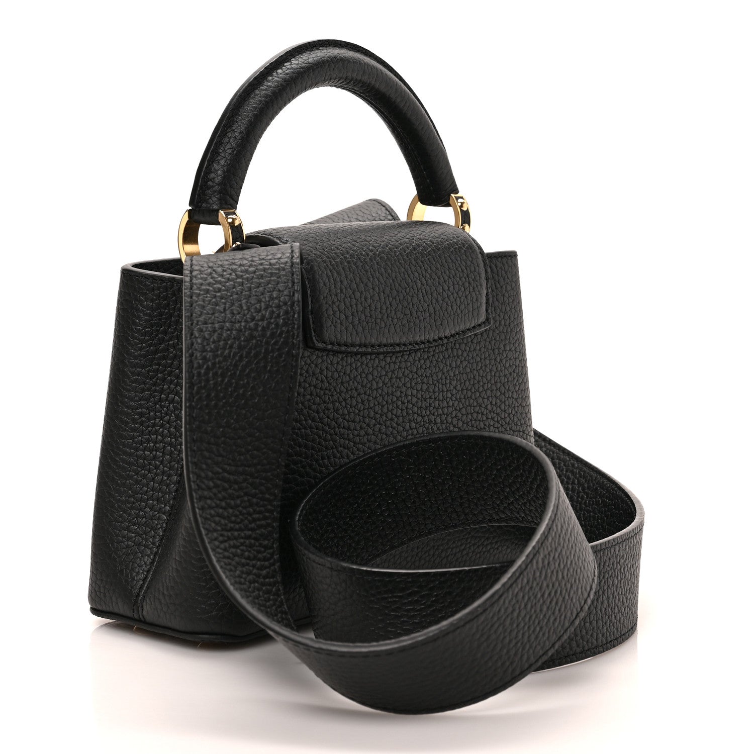 Louis Vuitton Taurillon Mini Capucines Black 3 of 8