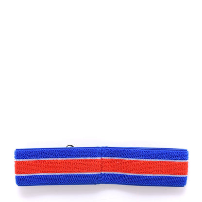 Gucci Cotton Logo Headband Blue Orange 2 of 3