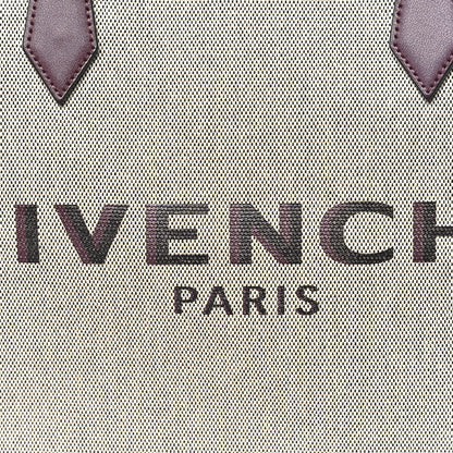 Givenchy Canvas Medium Bond Shopper Tote Aubergine 8 of 10