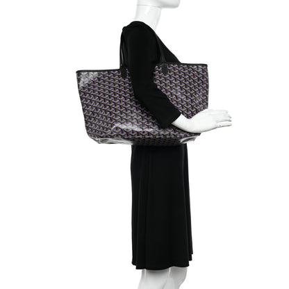 Goyard Goyardine Saint Louis Claire Voie PM Black Violet 2 of 14