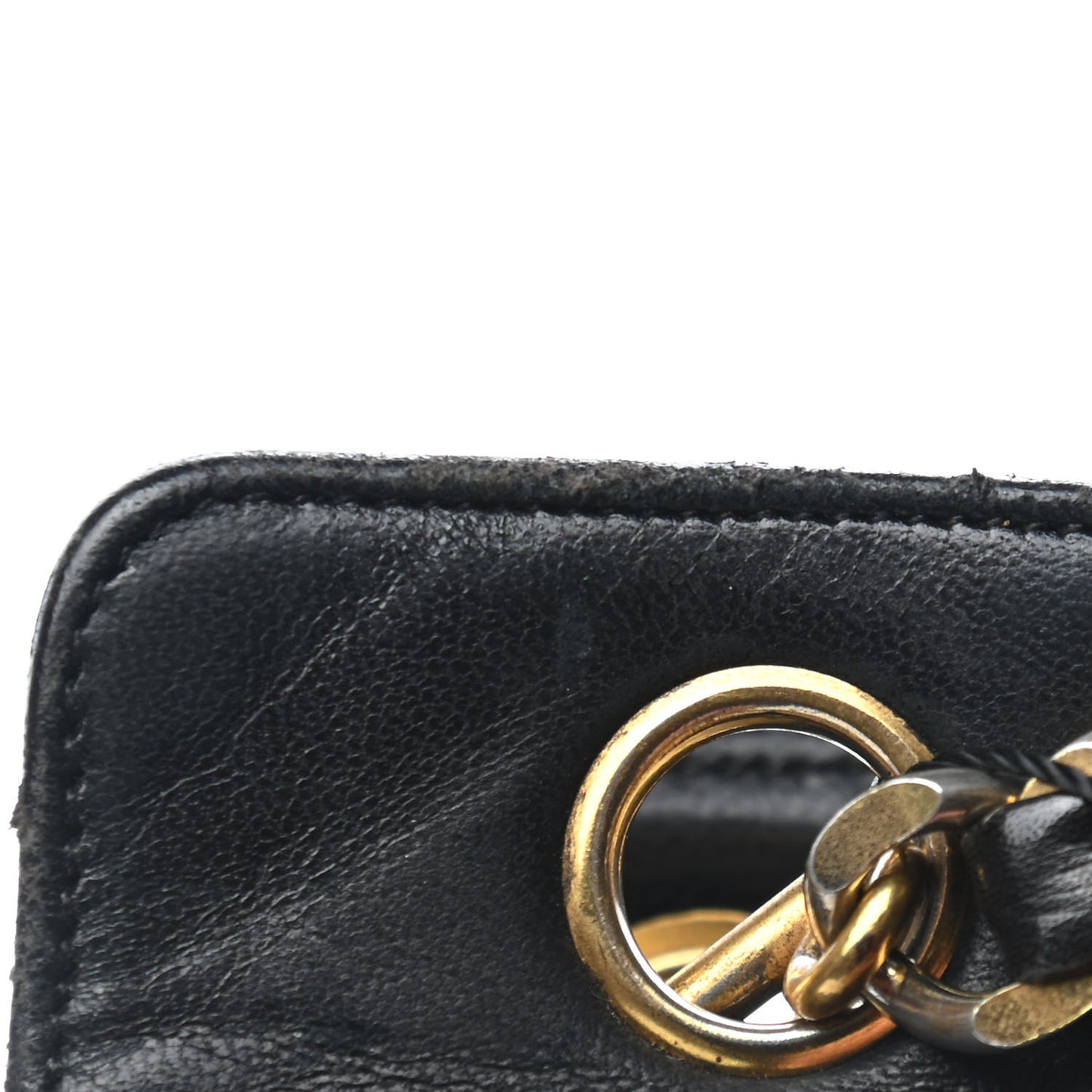 Lambskin CC Shoulder Bag Black
