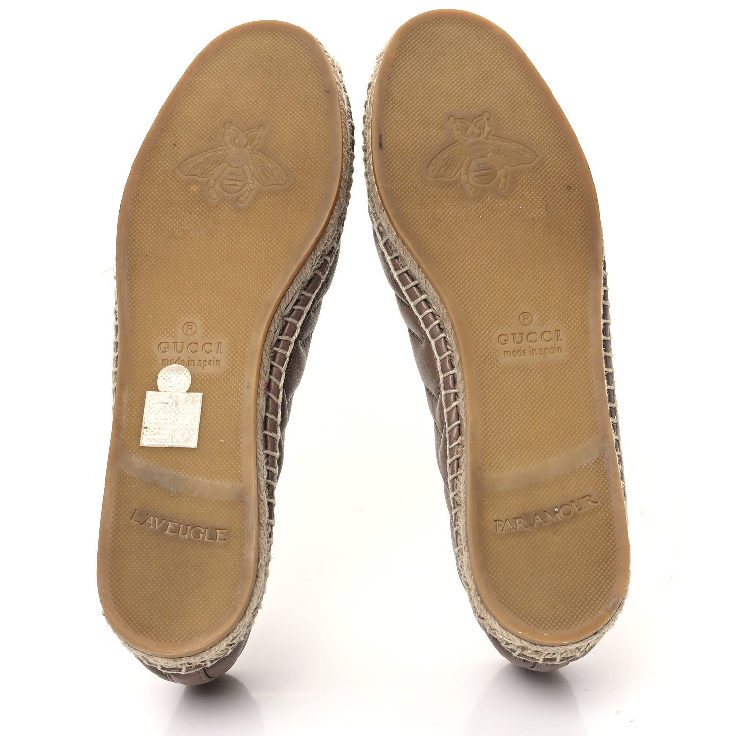 Gucci Nappa Matelasse GG Marmont Espadrilles 36 Porcelain Rose 5 of 9
