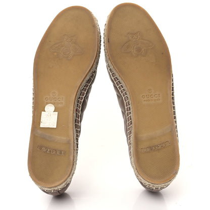 Gucci Nappa Matelasse GG Marmont Espadrilles 36 Porcelain Rose 5 of 9
