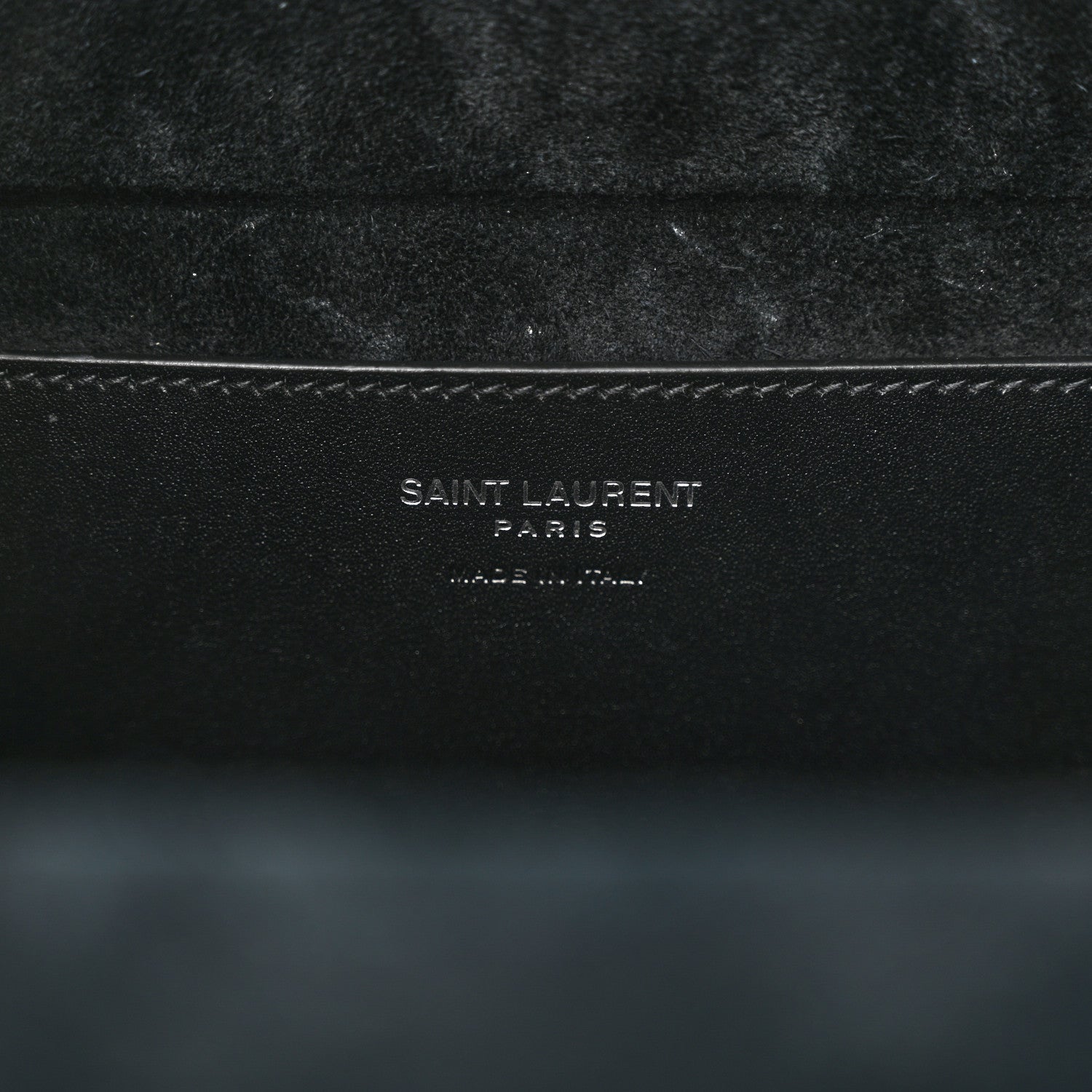 Saint Laurent Calfskin Monogram Take Away Box Black 6 of 11