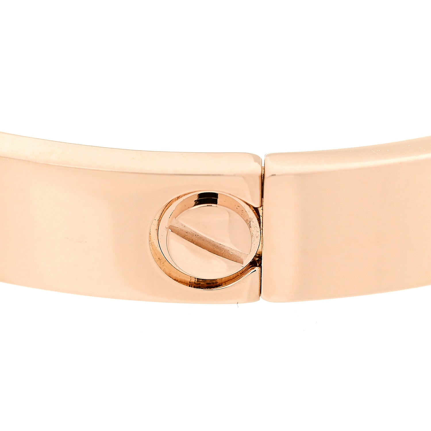 Cartier 18K Pink Gold LOVE Bracelet 17 6 of 8
