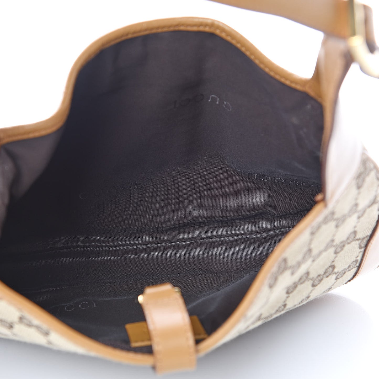 Monogram Web Small Jackie O Hobo Light Brown