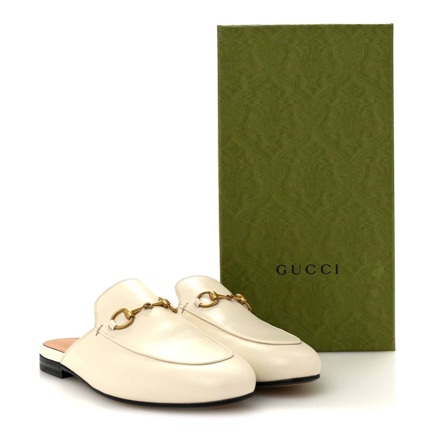Gucci Malaga Kid Womens Princetown Slippers 37.5 Mystic White 10 of 10