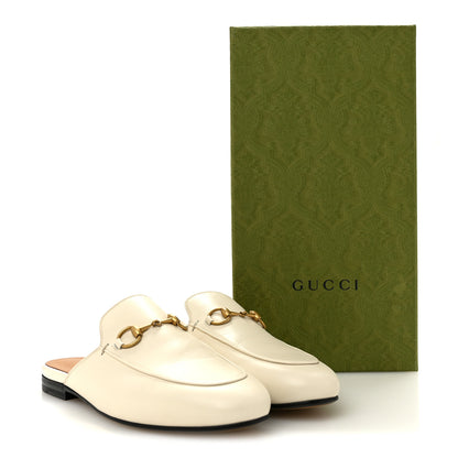 Gucci Malaga Kid Womens Princetown Slippers 37.5 Mystic White 10 of 10