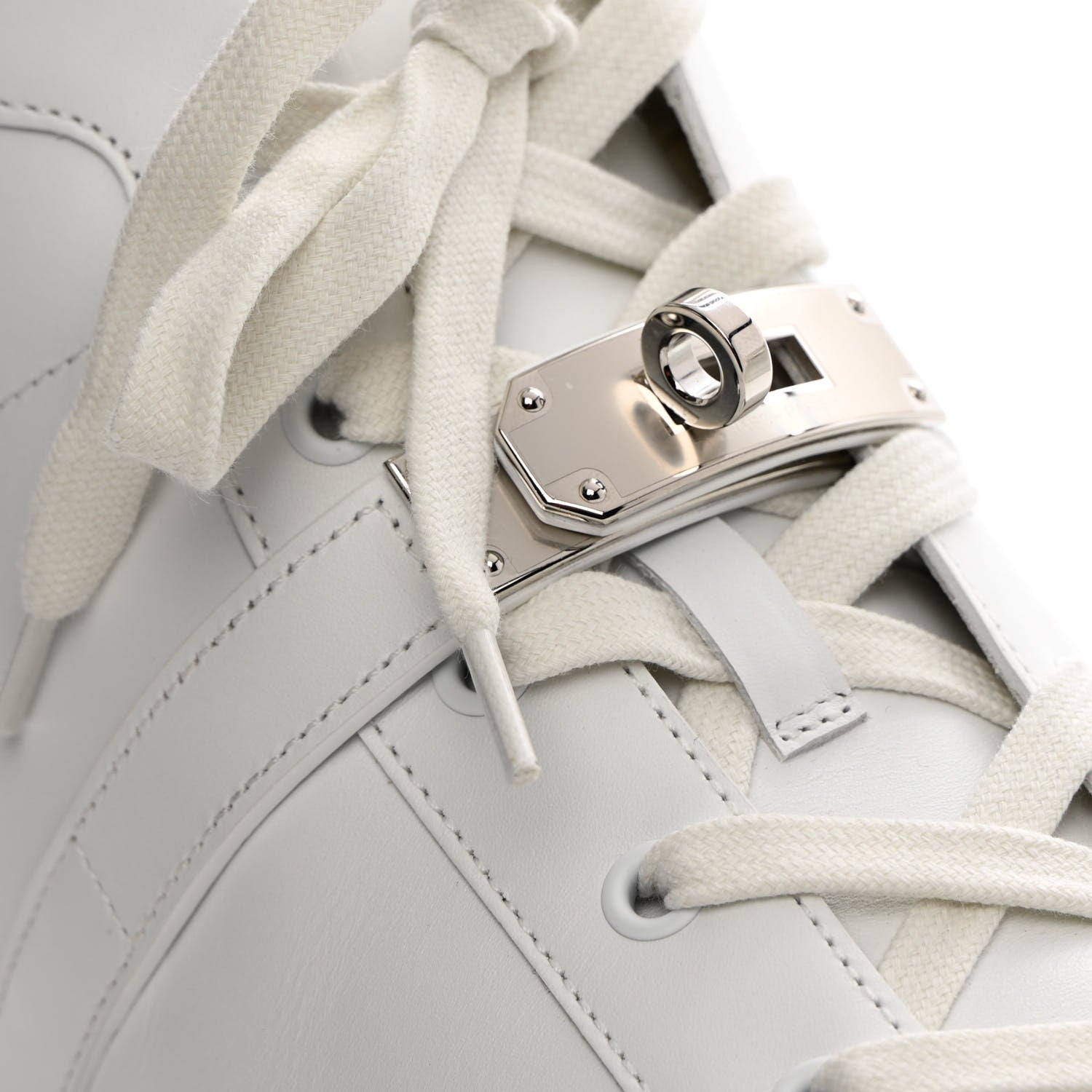 Hermes Calfskin Mens Daydream Sneakers 42 White 14 of 15