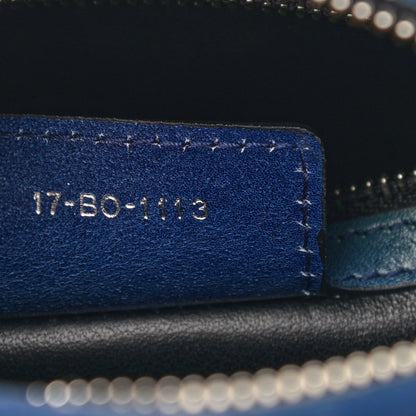 Christian Dior Box Calfskin Gradient Medium Lady Dior Purple Blue Green 7 of 14