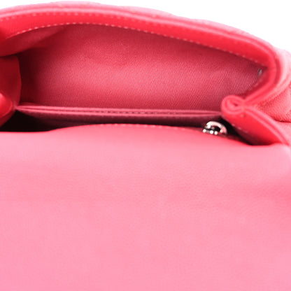 Chanel Caviar Quilted Incognito Extra Mini Coco Handle Flap Pink 5 of 10