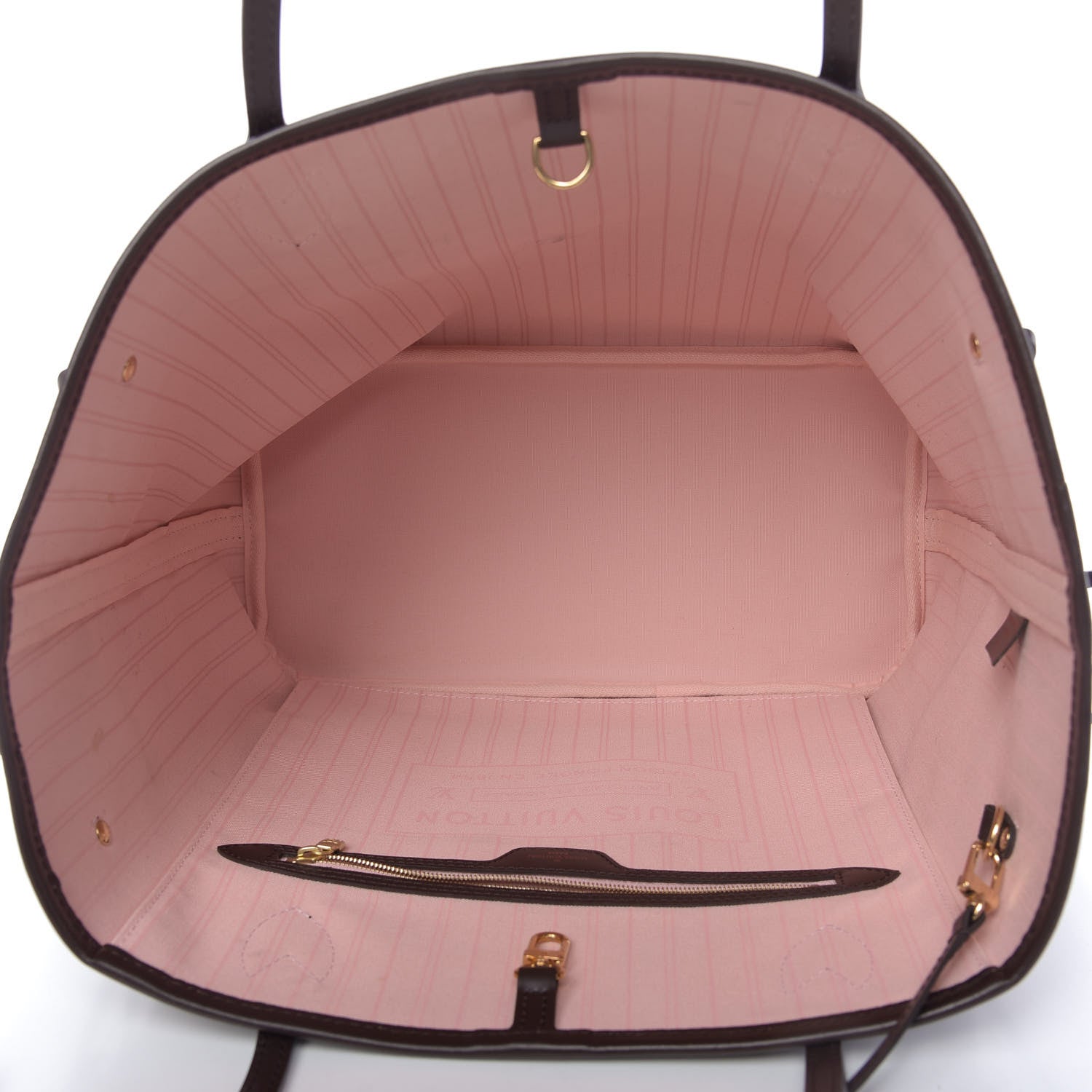 Louis Vuitton Damier Ebene Neo Neverfull MM Rose Ballerine 5 of 10