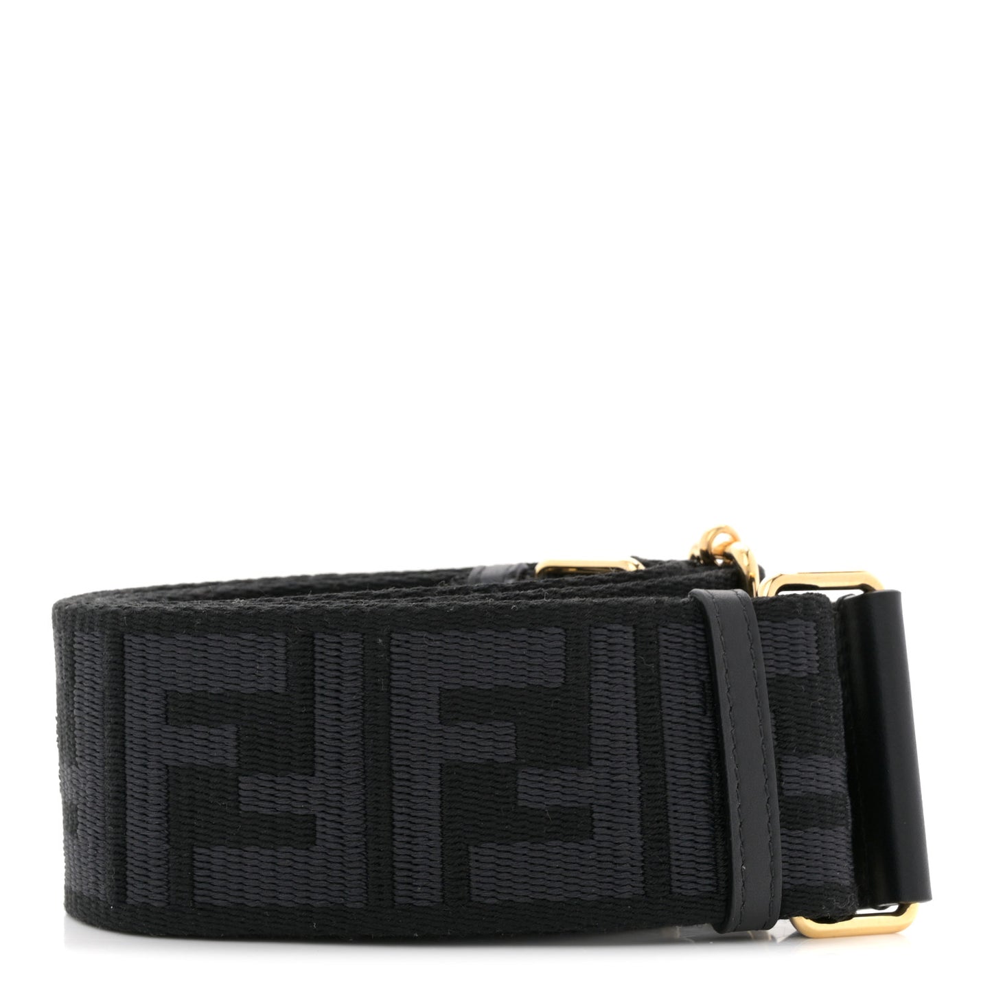 Ribbon Vitello Seta FF 1974 Adjustable Strap You Black