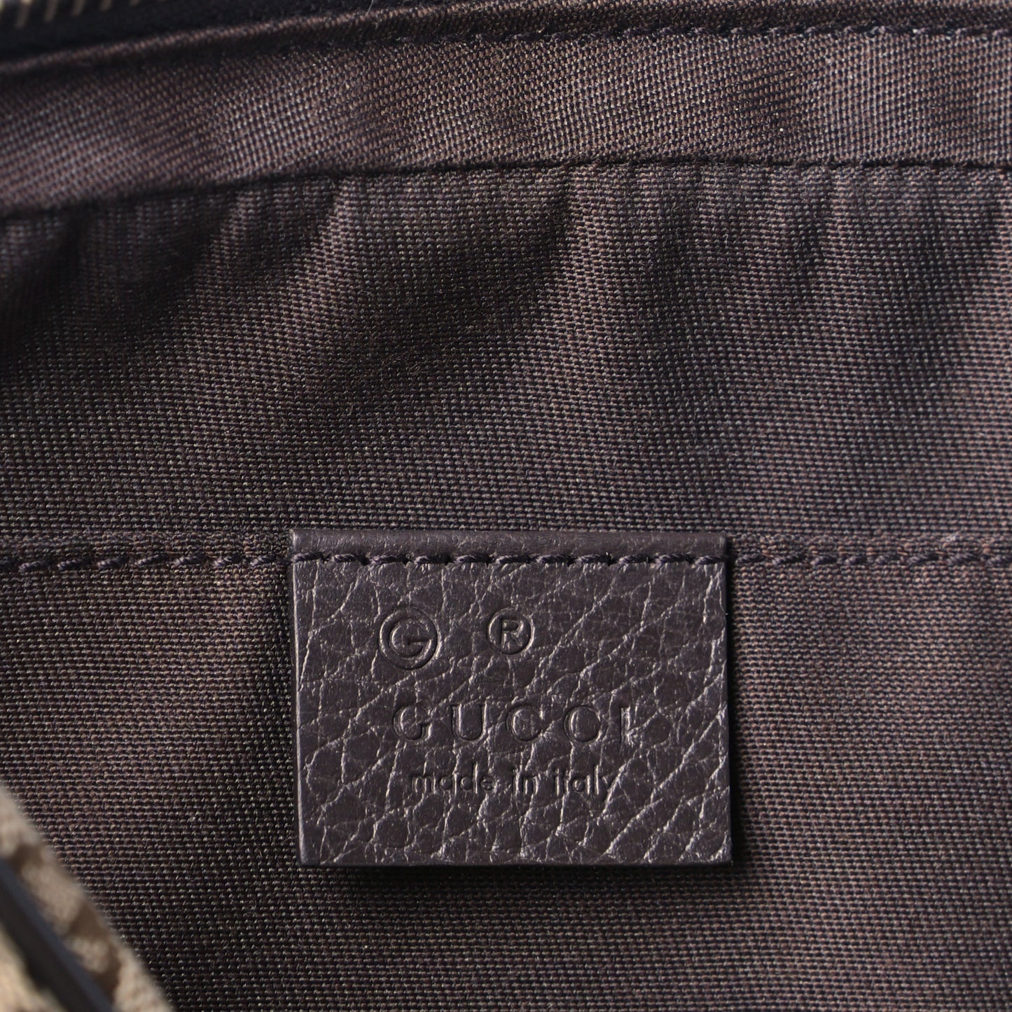 Monogram Belt Bag Dark Brown