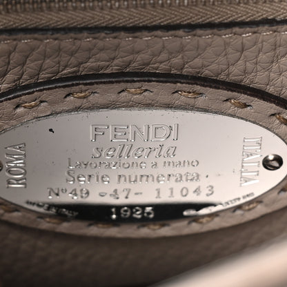 Fendi Cuoio Romano Snakeskin Selleria Mini Peekaboo Iconic Satchel Corda White 5 of 8