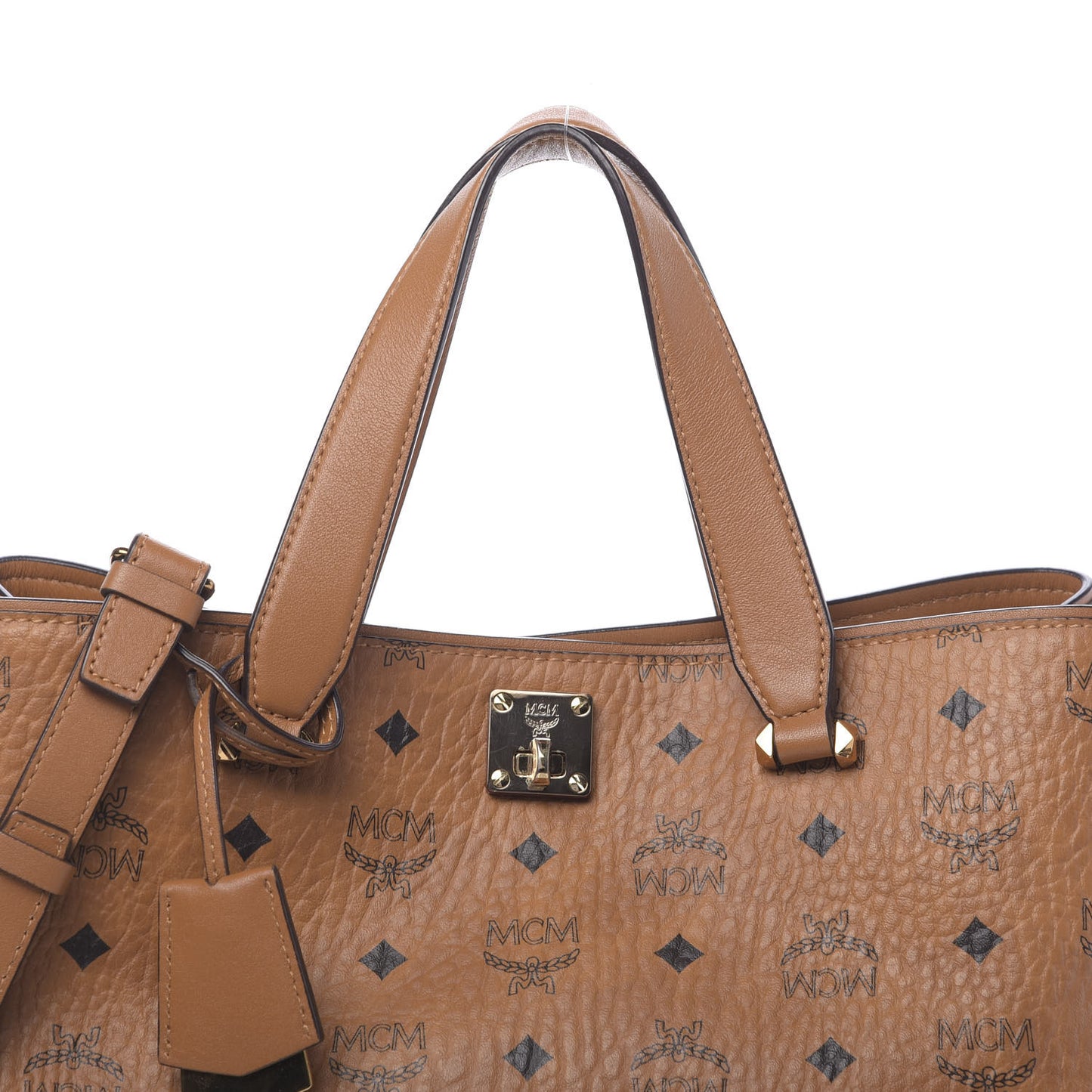 Visetos Large Essential Tote Cognac