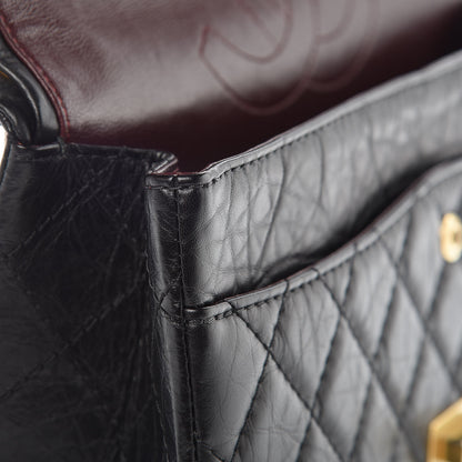 Chanel Aged Calfskin Quilted 2.55 Reissue 226 Flap Black 16 of 16