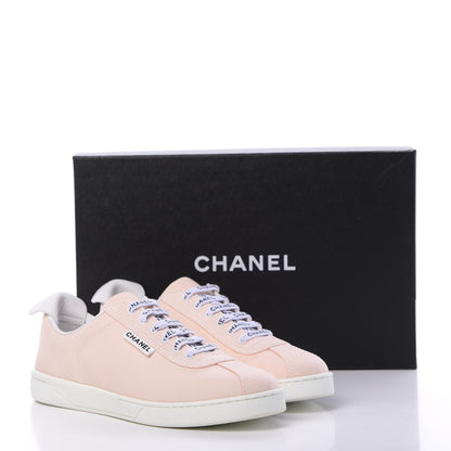 Chanel Canvas Womens Sneakers 40 Light Pink 9 of 9