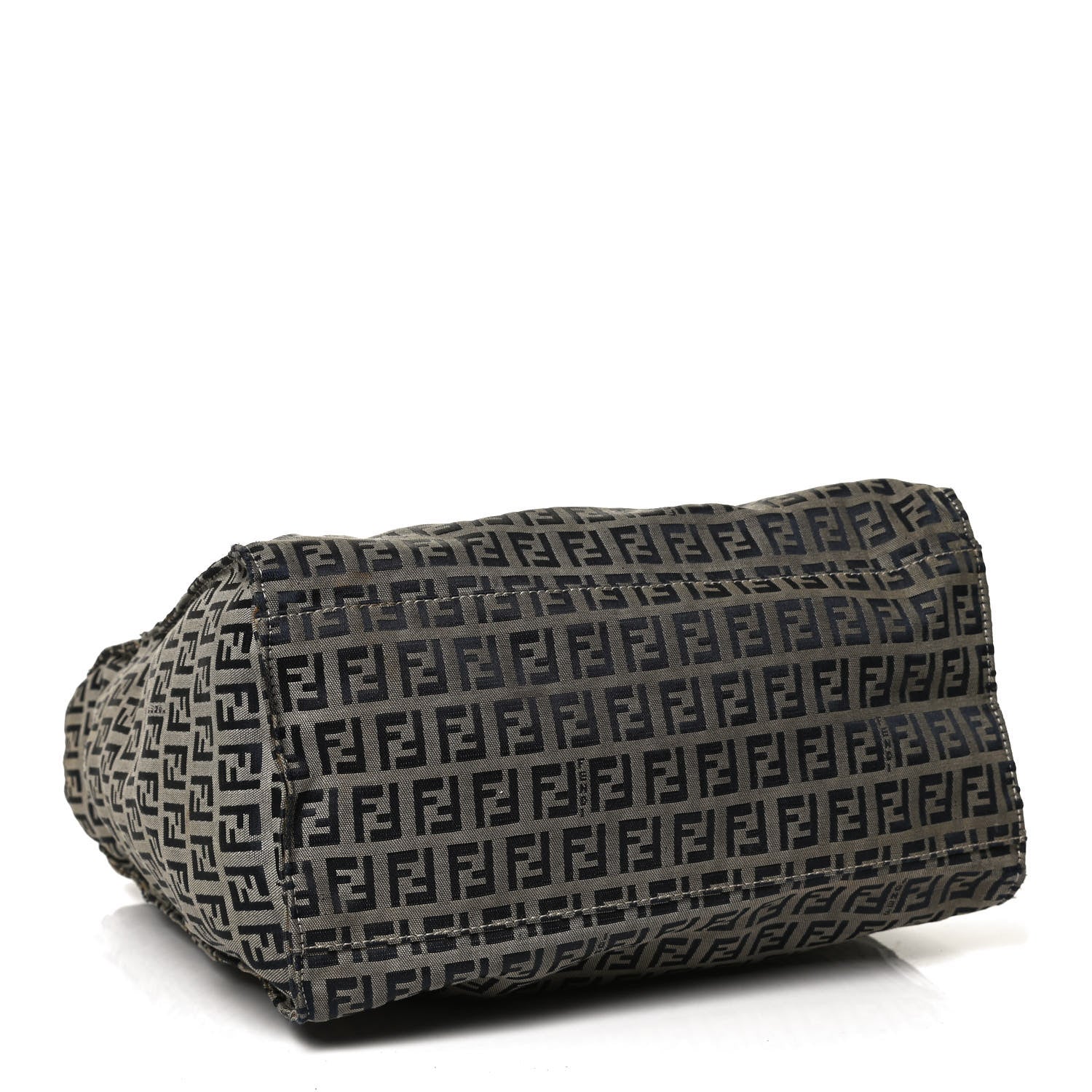 Fendi Zucchino Shopping Tote Navy 3 of 9