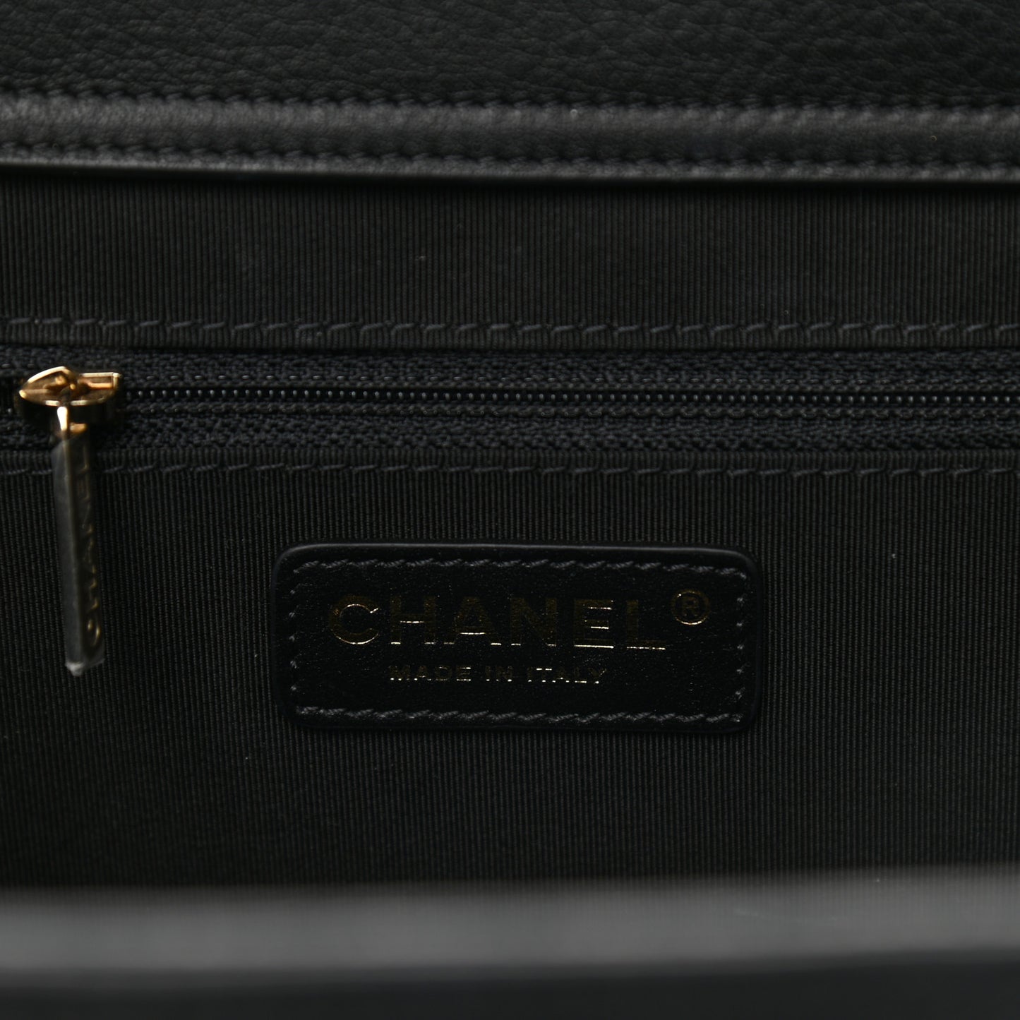 Bullskin Stitched Medium Shopping Bag Black