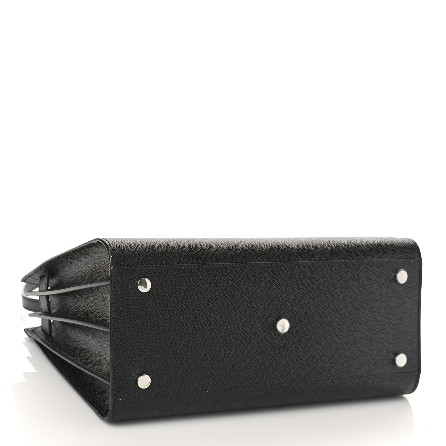 Grained Calfskin Small Sac De Jour Black