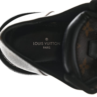 Louis Vuitton Monogram Calfskin Beaubourg Platform Derby Shoes 38 Brown 7 of 9