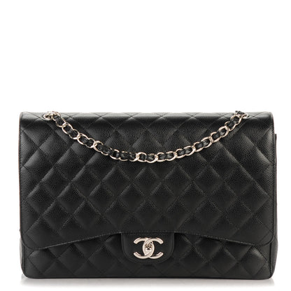 Chanel Caviar Quilted Maxi Double Flap Black 1 of 8