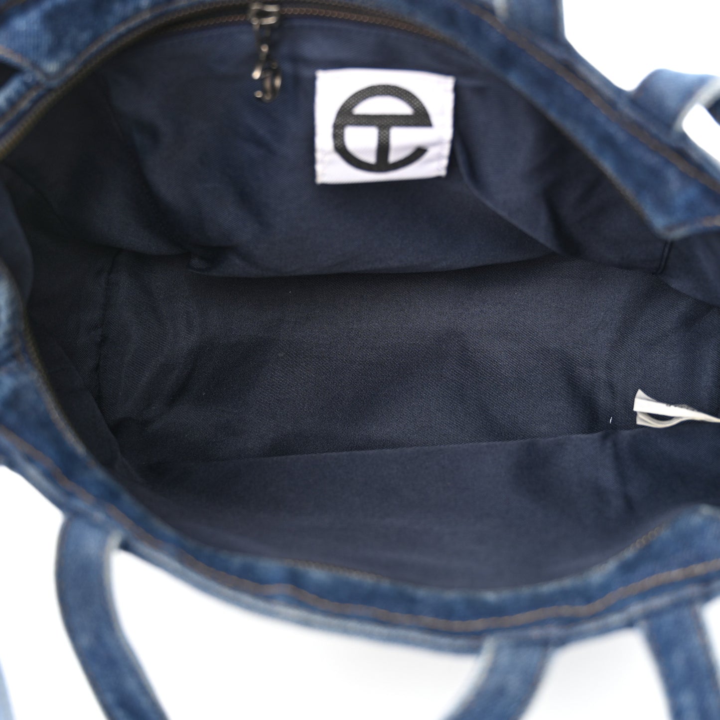 Denim Medium Shopping Bag Blue