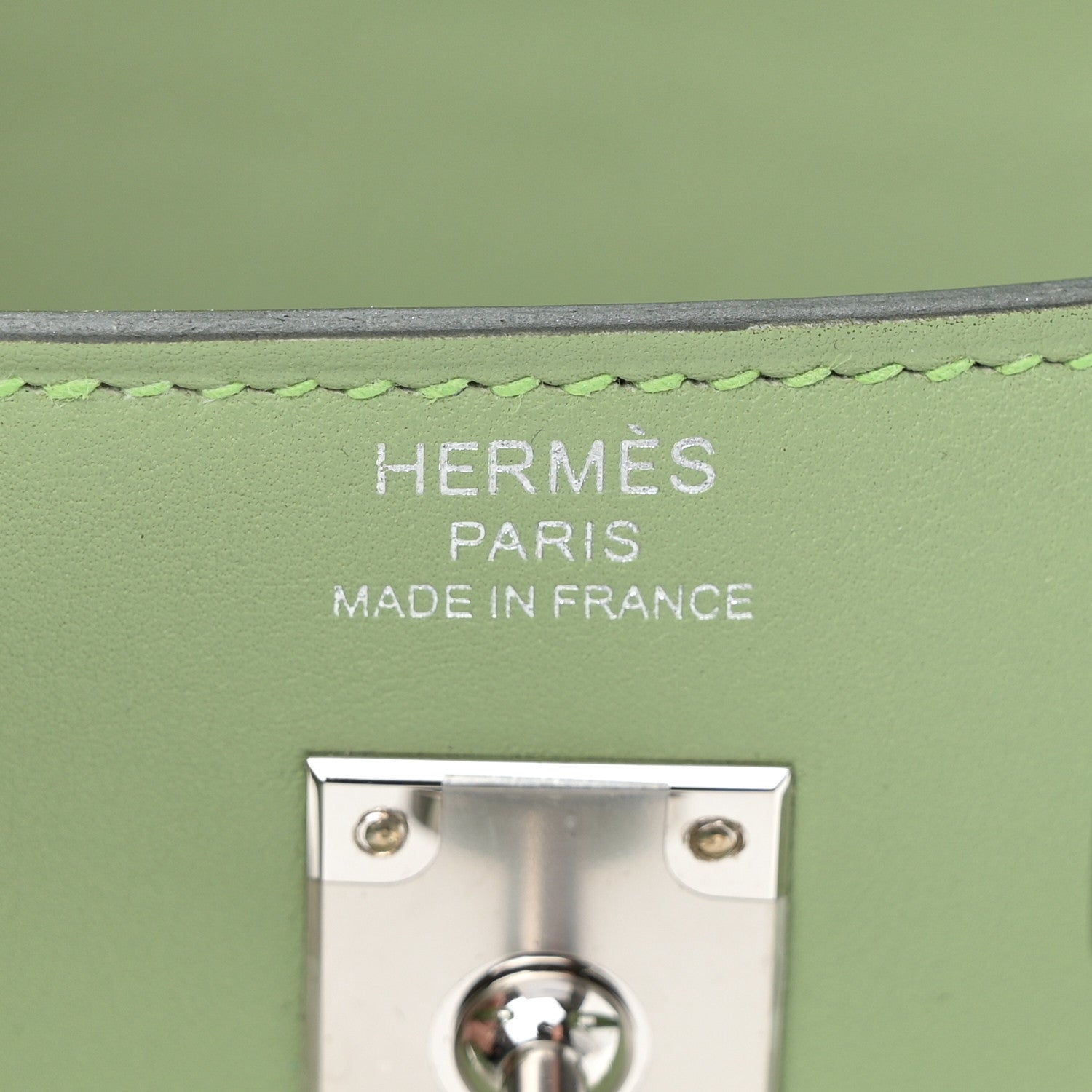 Hermes Swift Kelly Moove Vert Criquet 6 of 10