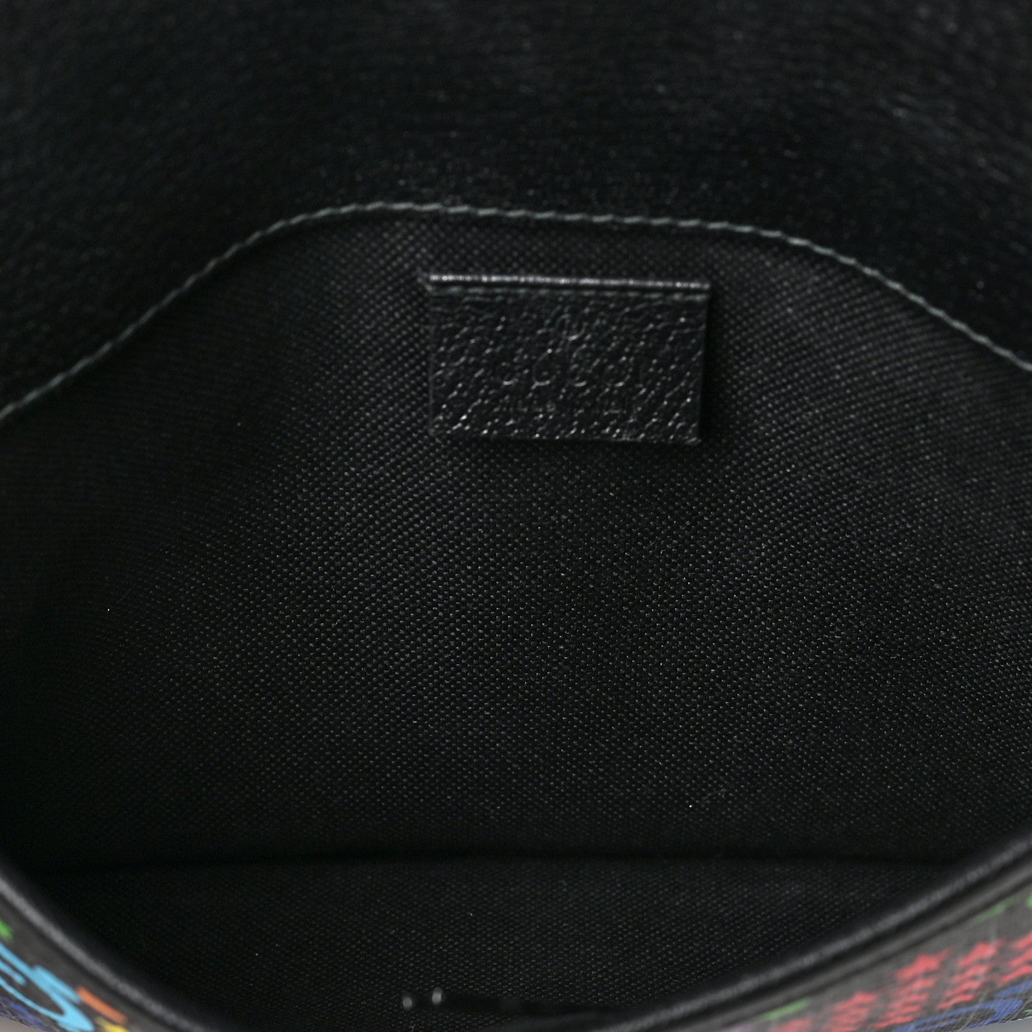 Gucci GG Supreme Monogram Psychedelic Slim Belt Bag Black 6 of 13