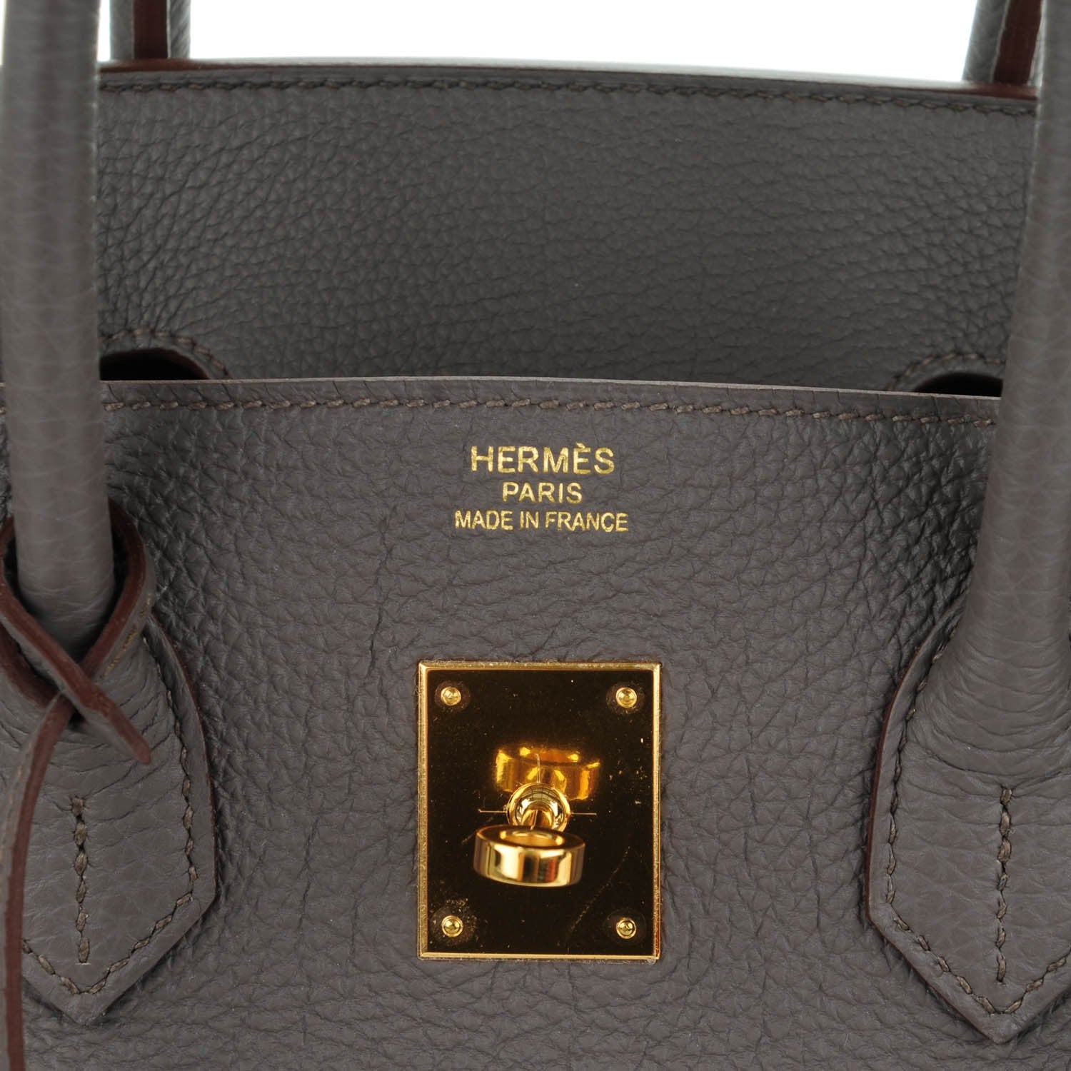 Hermes Togo Birkin 35 Etain 9 of 22
