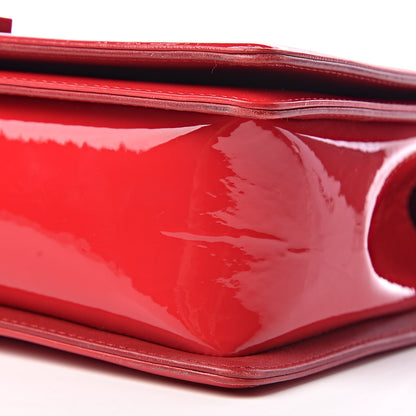 Chanel Patent Calfskin New Medium Plexiglass Boy Flap Red 10 of 10