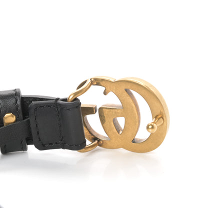 Gucci Calfskin Double G 20mm Belt 75 30 Black 4 of 6