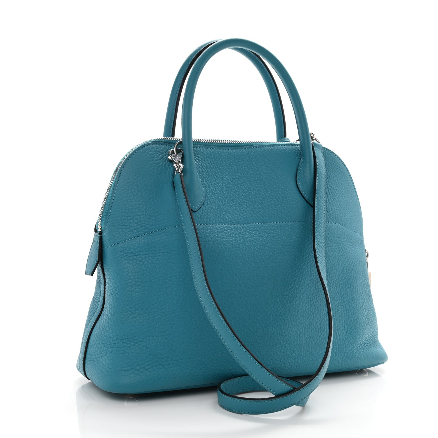Hermes Taurillon Clemence Bolide 31 Turquoise 3 of 8