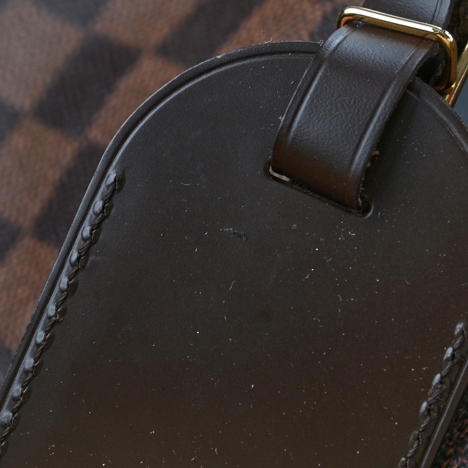 Louis Vuitton Damier Ebene Keepall Bandouliere 55 16 of 17