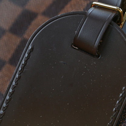 Louis Vuitton Damier Ebene Keepall Bandouliere 55 16 of 17