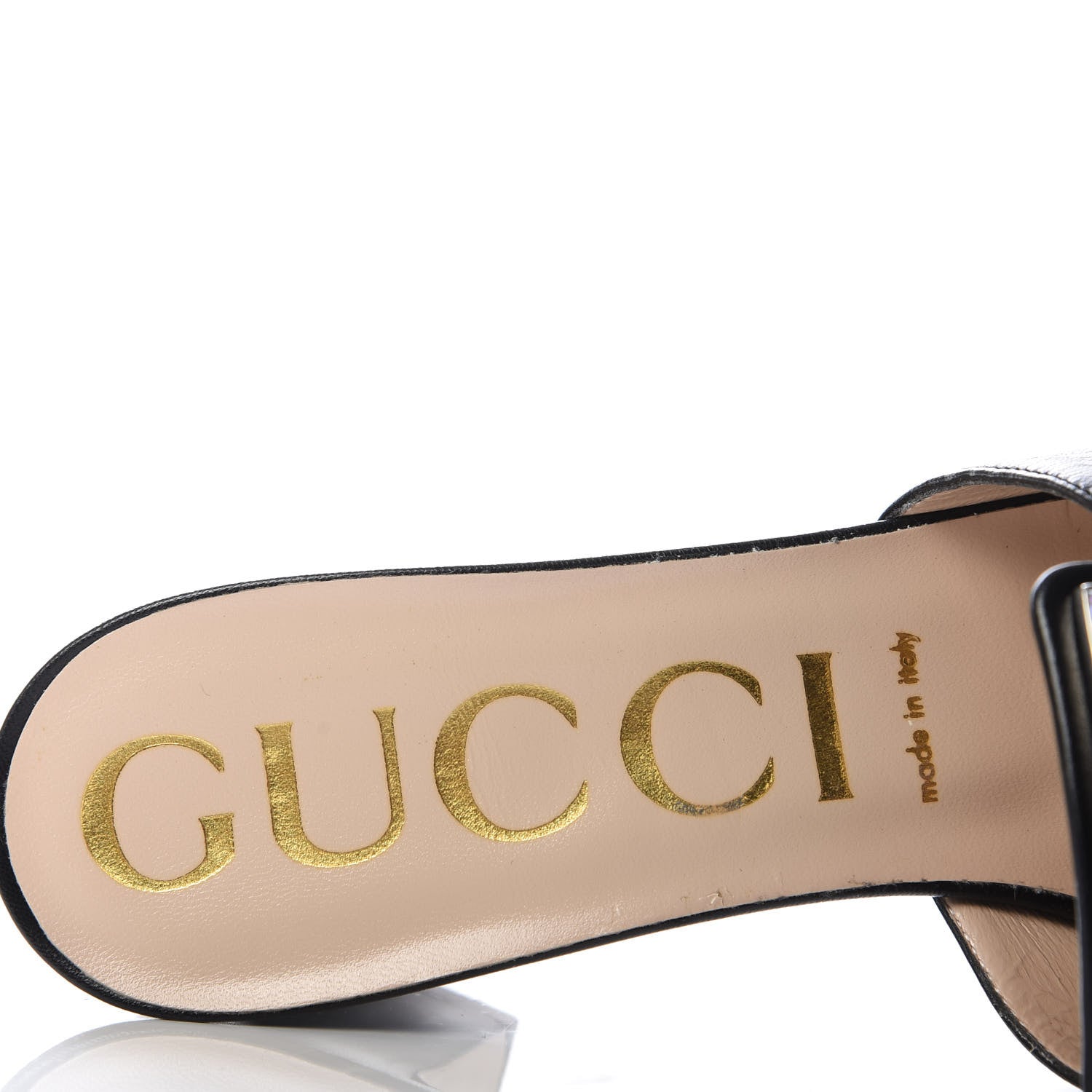 Gucci Malaga Kid Crystal Square G Madelyn Mules 41.5 Black 7 of 10