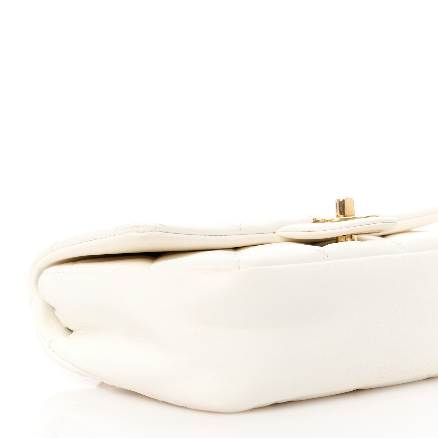 Chanel Lambskin Quilted Mini Heart Charms Flap White 10 of 11