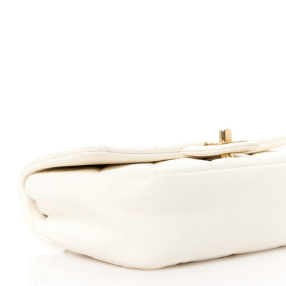Chanel Lambskin Quilted Mini Heart Charms Flap White 10 of 11
