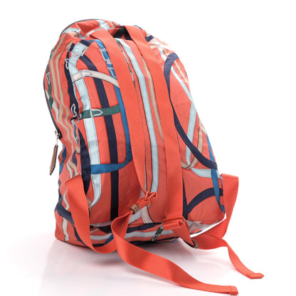 Hermes Silk Barenia Cavalcadour Airsilk Backpack 2 of 4