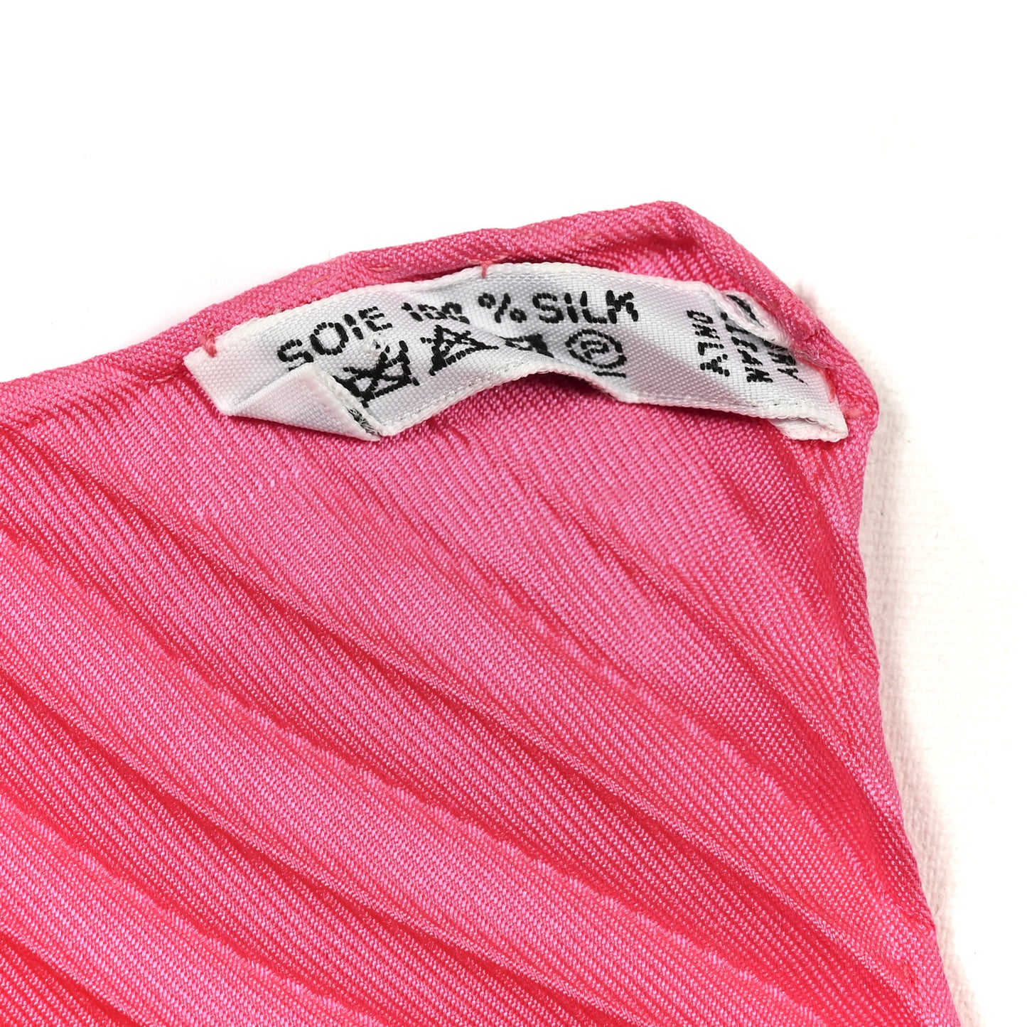 Silk Plisse Smiles In Third Millenary Scarf 90
