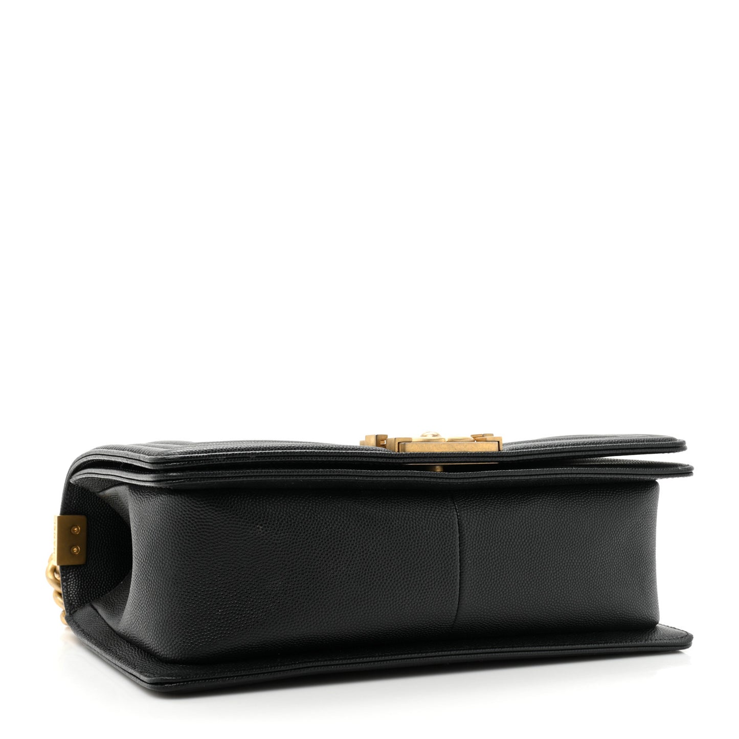 Caviar Quilted Medium Boy Flap Black