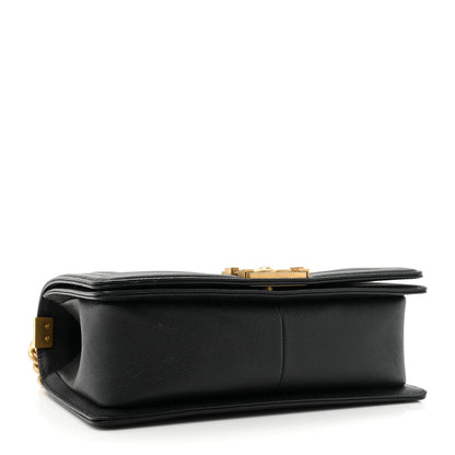 Chanel Caviar Quilted Medium Boy Flap Black 4 of 13
