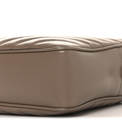 Saint Laurent Calfskin Matelasse Monogram Lou Camera Bag Taupe 10 of 10