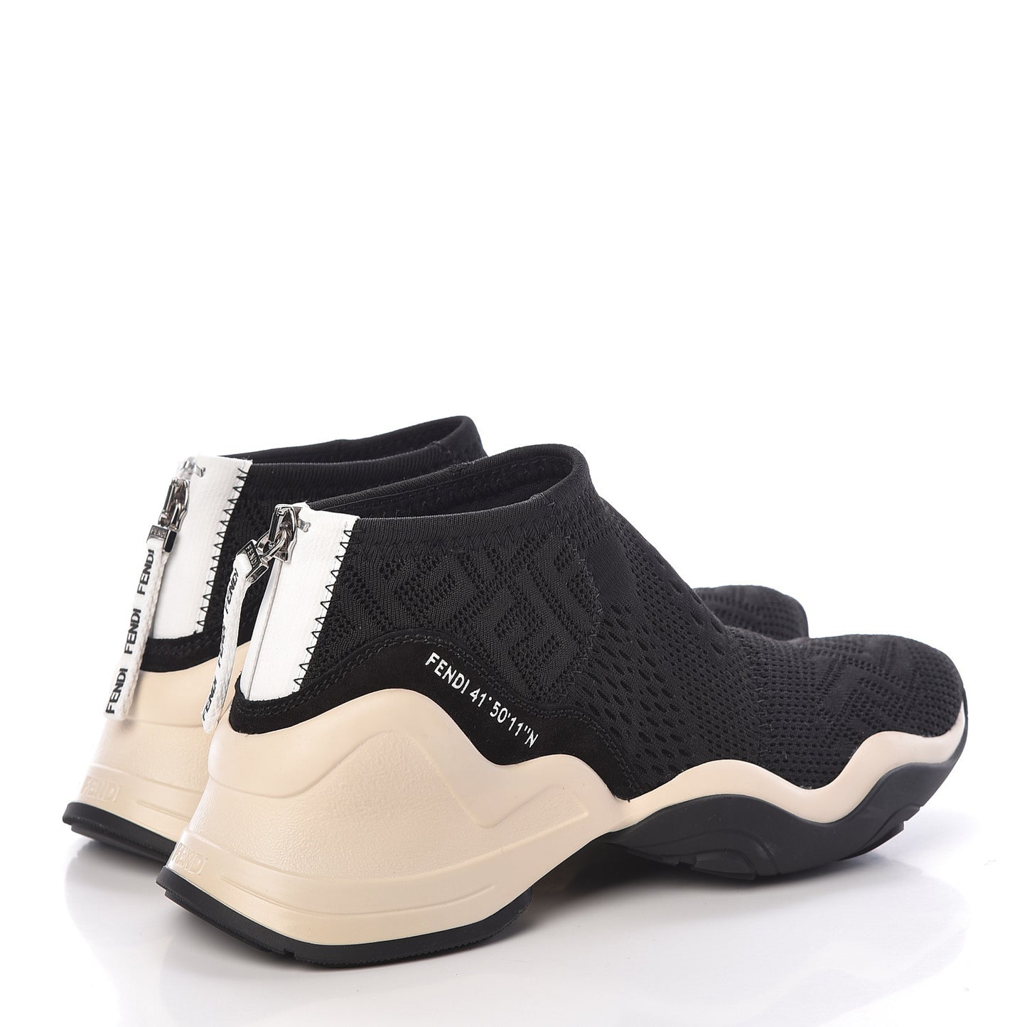 High-Tech Jacquard FFluid Sneakers 36 Black